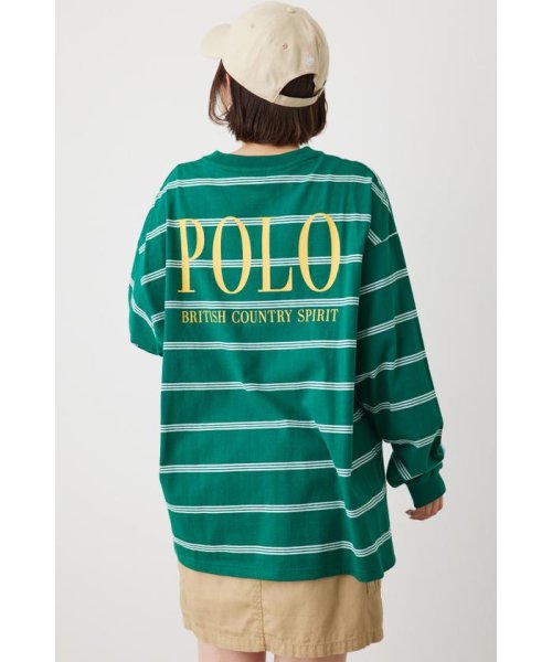 RODEO CROWNS WIDE BOWL(ロデオクラウンズワイドボウル)/POLO BCS ボーダーL/S Tシャツ/img13