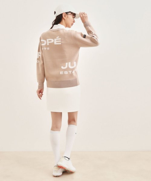 JUN and ROPE(ジュン＆ロペ)/エンボスロゴセミタイトスカート/img03