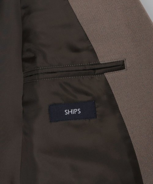 SHIPS: スーパー160S メリノウール メルトン チェスターコート I1543096745(11712円)
