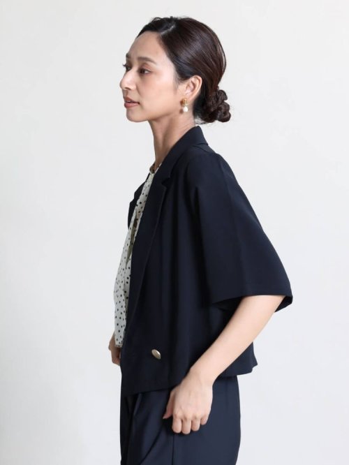 ハーフスリーブテーラードジャケット 