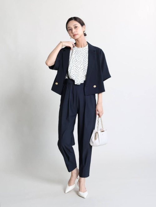 ハーフスリーブテーラードジャケット 