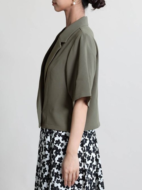 ハーフスリーブテーラードジャケット 