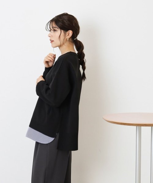 気軽にさらりと着たい スポンディッシュ 裾レイヤード風ニット 人気・おすすめ｜安定人気・収納便利におすすめ 丁寧対応 配送追跡可 最短翌日到着可能