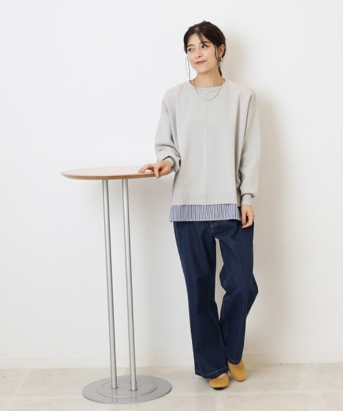 気軽にさらりと着たい スポンディッシュ 裾レイヤード風ニット 人気・おすすめ｜安定人気・収納便利におすすめ 丁寧対応 配送追跡可 最短翌日到着可能