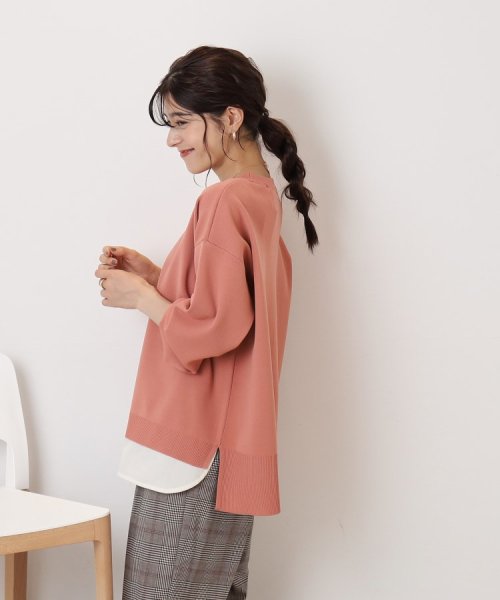 気軽にさらりと着たい スポンディッシュ 裾レイヤード風ニット 人気・おすすめ｜安定人気・収納便利におすすめ 丁寧対応 配送追跡可 最短翌日到着可能