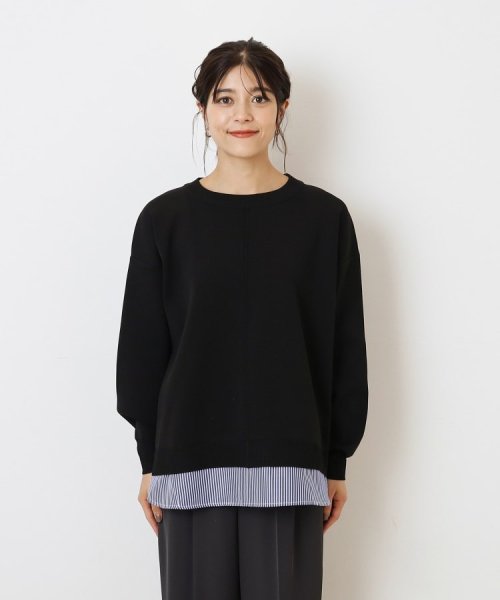 気軽にさらりと着たい スポンディッシュ 裾レイヤード風ニット 人気・おすすめ｜安定人気・収納便利におすすめ 丁寧対応 配送追跡可 最短翌日到着可能