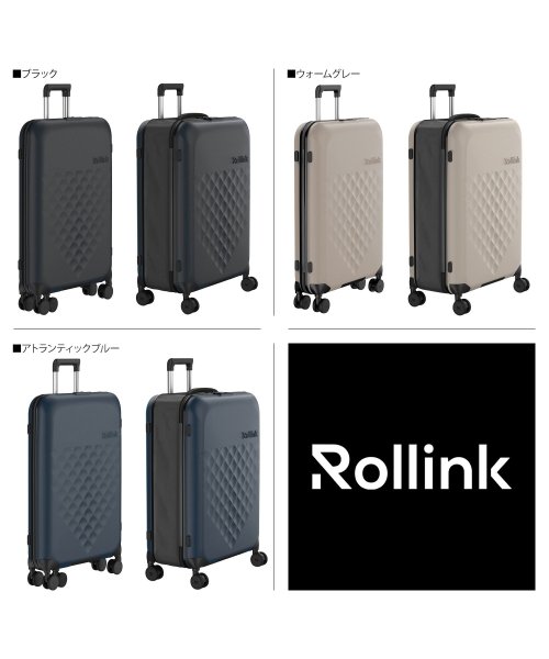 Rollink(ローリンク)/Rollink ローリンク スーツケース キャリーケース フレックス 360° スピナー バッグ メンズ レディース 100L 軽量 大容量 4輪 TSAロック/img02