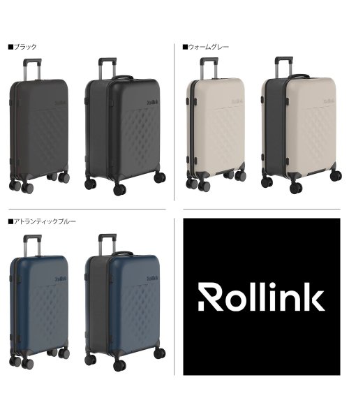 Rollink(ローリンク)/Rollink ローリンク スーツケース キャリーケース フレックス 360° スピナー バッグ メンズ レディース 80L 軽量 大容量 4輪 TSAロック /img02