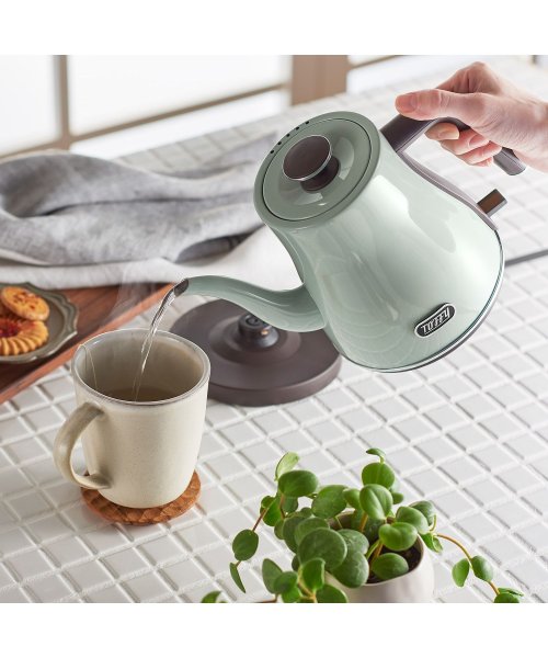 Toffy(Toffy)/Toffy トフィー 電気ケトル 湯沸かしポット ELECTRIC KETTLE ステンレス 0.8L コーヒー ドリップ 高速沸騰 空焚き防止機能 エレクトリ/img05