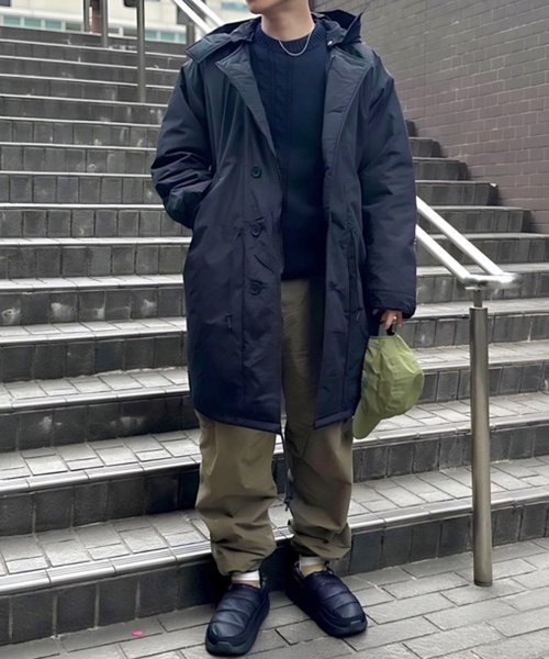オーバーサイズミリタリーコート 