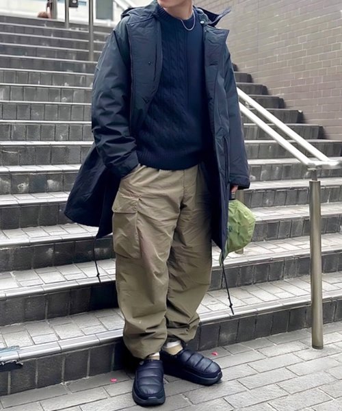 オーバーサイズミリタリーコート 