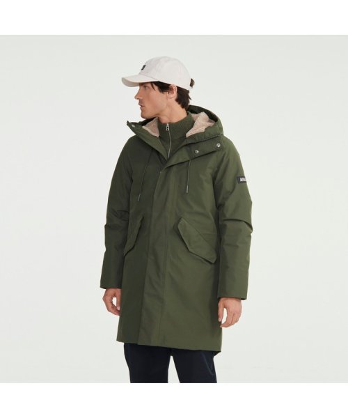 ゴアテックス インサレーションロングフーデッドジャケット 