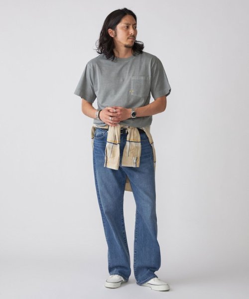 SHIPS MEN(シップス　メン)/*SHIPS: CONE DENIM 12.5oz ルーズストレートデニムパンツ（セットアップ対応）/img03