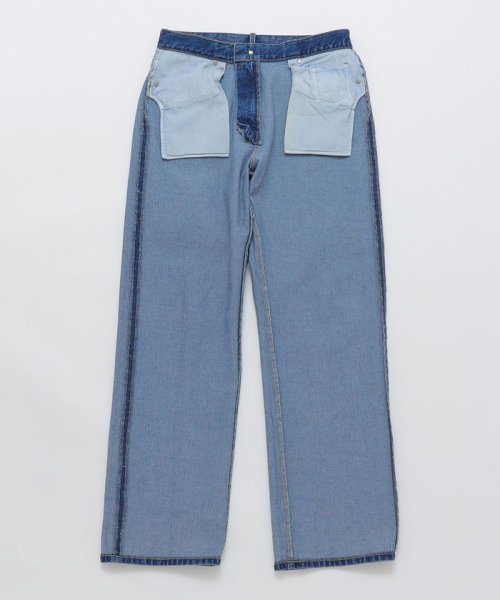 SHIPS MEN(シップス　メン)/*SHIPS: CONE DENIM 12.5oz ルーズストレートデニムパンツ（セットアップ対応）/img34