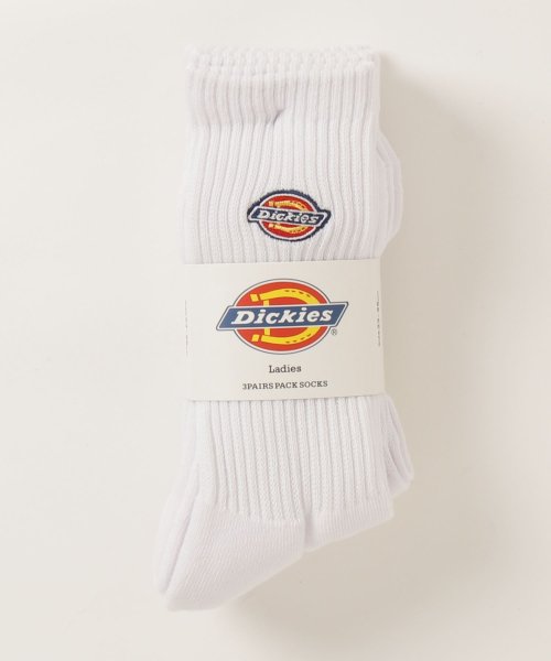 Dickies(Dickies)/【DICKIES/ディッキーズ】ロゴ刺繍 クルーソックス(3足セット)/img03