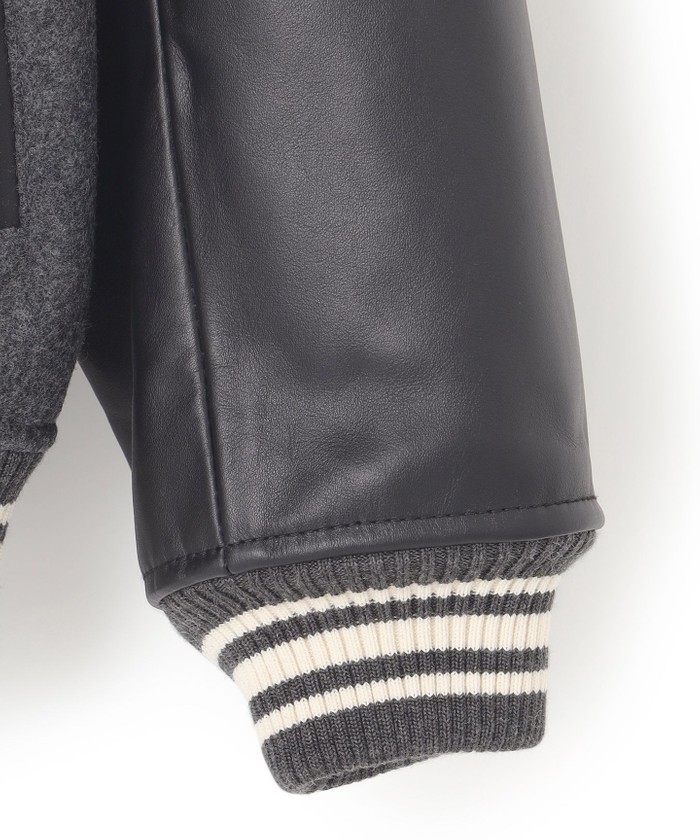 メルトン カウレザー スタジャン(505504889)｜HANKYU MEN'S