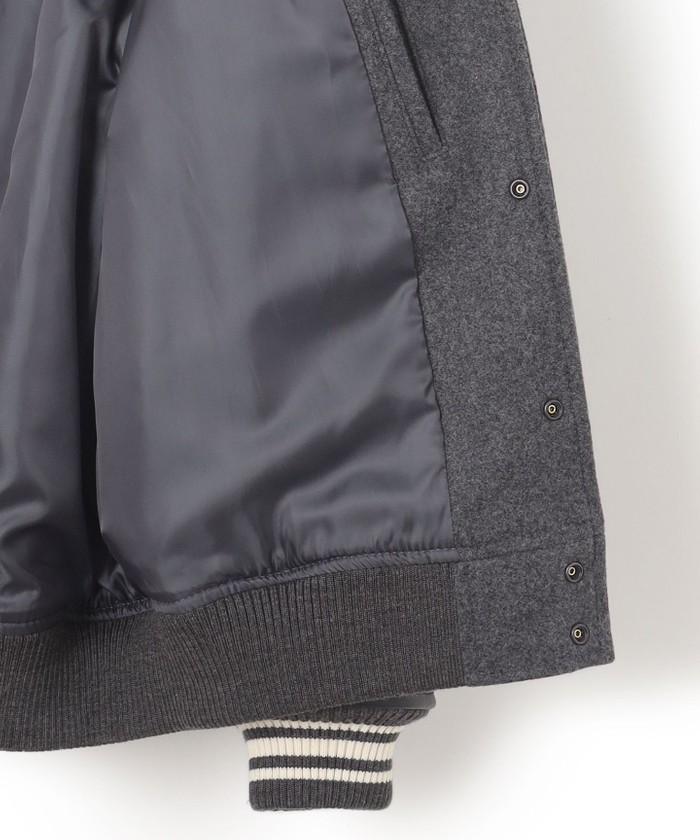 メルトン カウレザー スタジャン(505504889)|HANKYU MEN'S メルトン カウレザー スタジャン(505504889)|HANKYU MEN'S