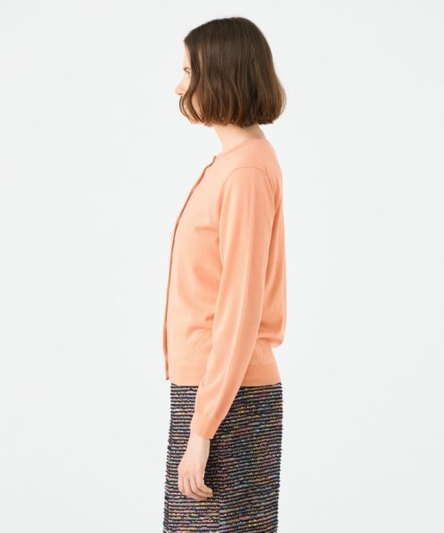 スーパーエクストラファインウール クルーネックカーディガン 