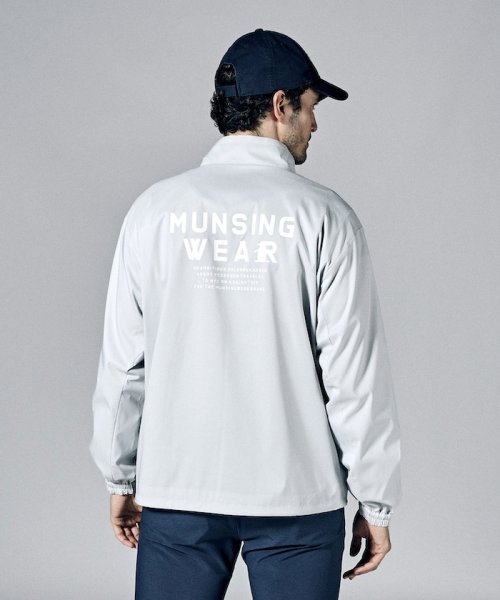 Munsingwear(マンシングウェア)/はっ水ストレッチバックプリントブルゾン【アウトレット】/img03