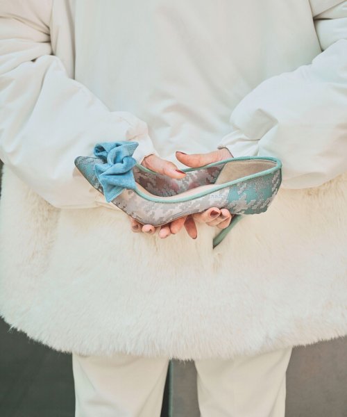 リボンモチーフチュールパンプス リボンモチーフチュールパンプス リボンモチーフチュールパンプス A1651721455 (12540円)