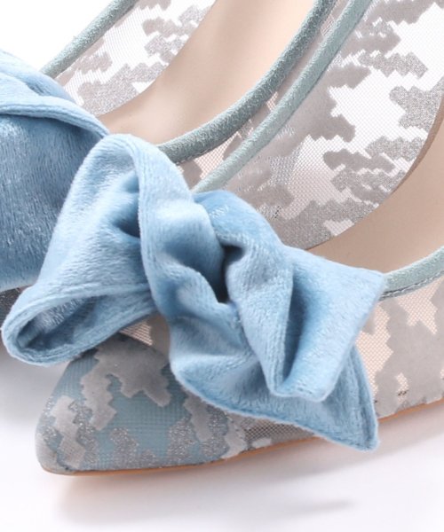 リボンモチーフチュールパンプス リボンモチーフチュールパンプス リボンモチーフチュールパンプス A1651721455 (12540円)