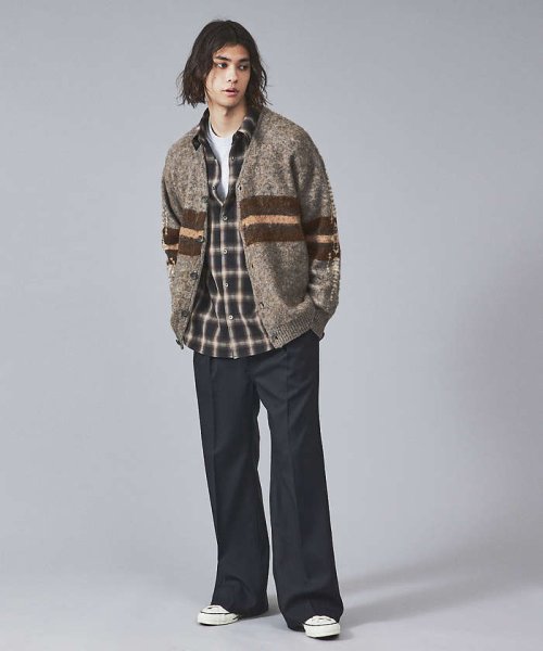 【PENDLETON /ペンドルトン】シャギーニットVカーディガン/ユニセックス モデル：H177 B90 W72 H92 PENDLETON ハーディング ペンドルトン