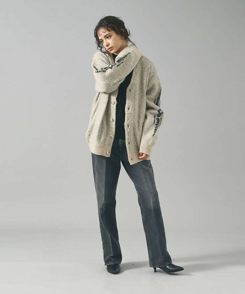 【PENDLETON /ペンドルトン】シャギーニットVカーディガン/ユニセックス モデル：H177 B90 W72 H92 PENDLETON ハーディング ペンドルトン