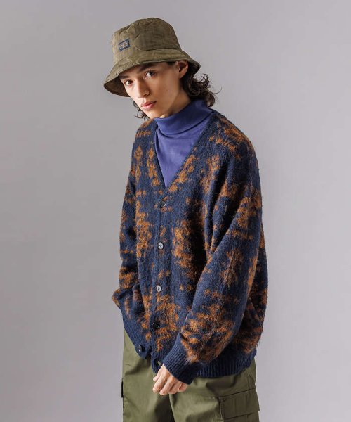 【PENDLETON /ペンドルトン】シャギーニットVカーディガン/ユニセックス モデル：H177 B90 W72 H92 PENDLETON ハーディング ペンドルトン