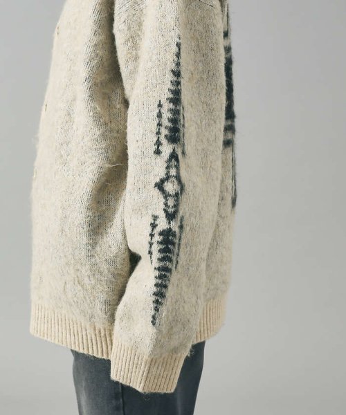 【PENDLETON /ペンドルトン】シャギーニットVカーディガン/ユニセックス モデル：H177 B90 W72 H92 PENDLETON ハーディング ペンドルトン