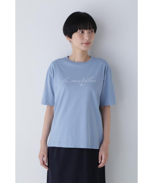 human woman(ヒューマンウーマン)/マリンロゴＴシャツ/img17