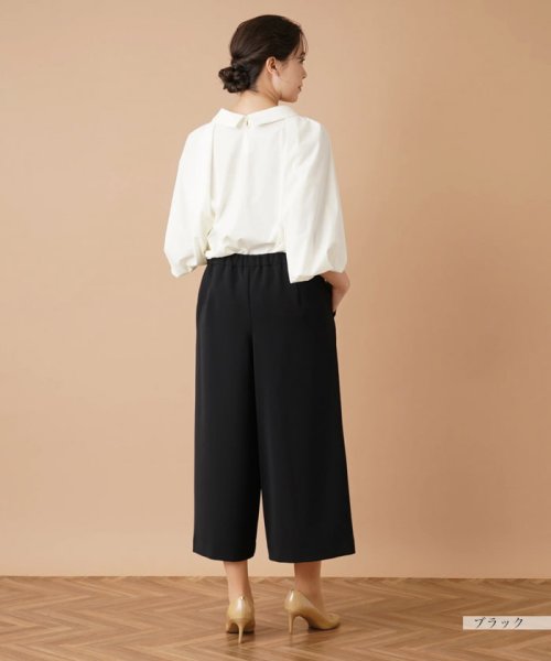 ストレッチガウチョパンツ【プラス企画】 