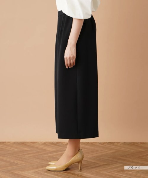 ストレッチガウチョパンツ【プラス企画】 