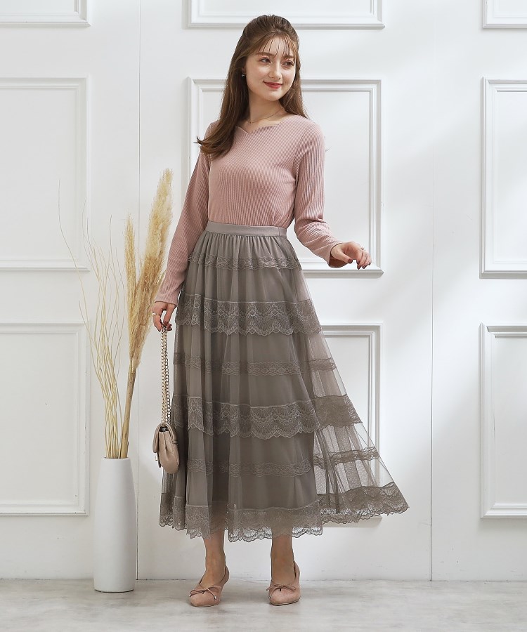 総レース　スカート インポート  SARAH & BRED セレクトショップ 総レーススカート インポート SARAH & BRED セレクトショップ