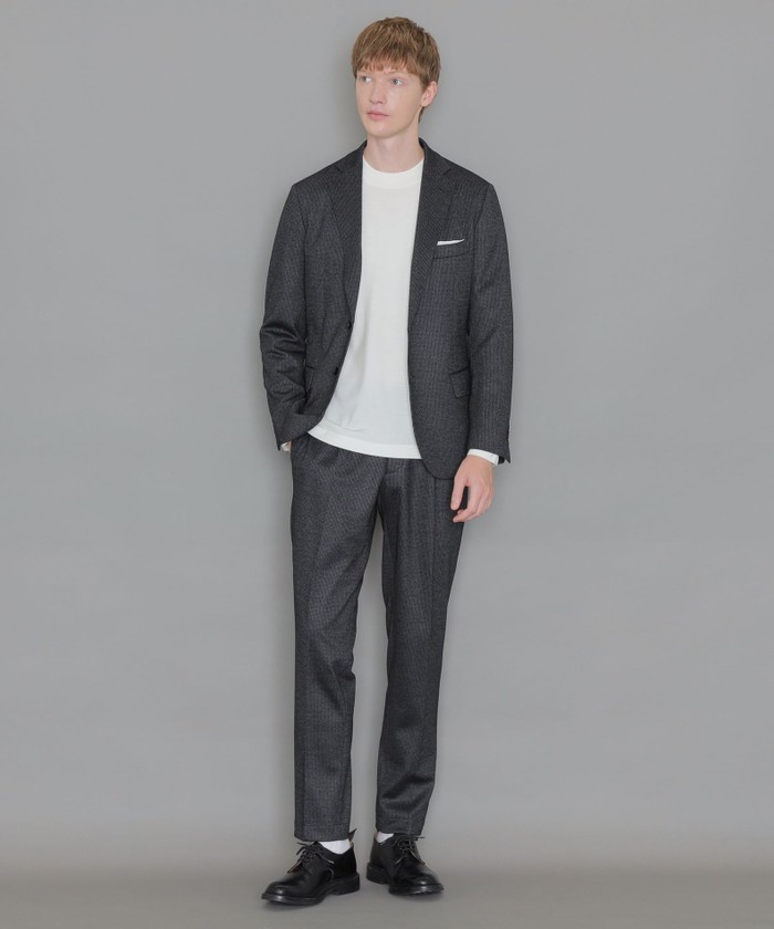 FLEX JERSEY】ハウンドトゥースセットアップジャケット(505489960