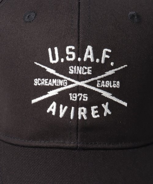 AVIREX(AVIREX)/【AVIREX / アヴィレックス】LOW CAP / 帽子 キャップ ミリタリーテイスト 刺繍ロゴ アメカジ/img13