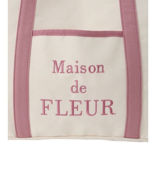 Maison de FLEUR(メゾンドフルール)/EC限定リボンハンドルマルチポケットトートバッグ/img14