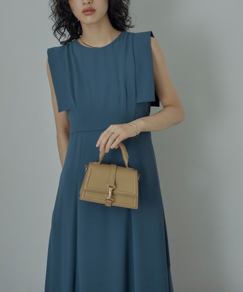 niana ニアナ 結婚式 ワンピース パーティードレス バックオープン バックリボン ロング丈 ノースリーブ オケージョン 1.5次会 春夏 秋冬 二次会 謝 ニアナ 二次会 5cm