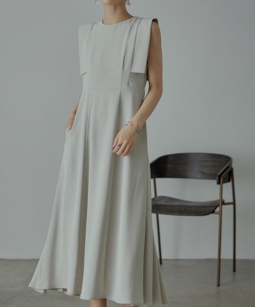 niana ニアナ 結婚式 ワンピース パーティードレス バックオープン バックリボン ロング丈 ノースリーブ オケージョン 1.5次会 春夏 秋冬 二次会 謝 ニアナ 二次会 5cm