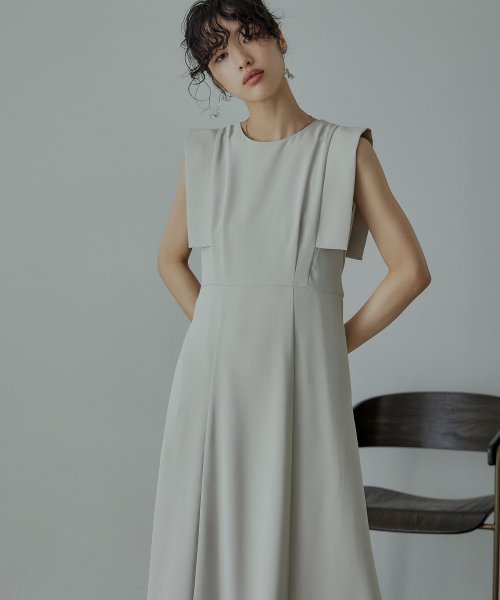 niana ニアナ 結婚式 ワンピース パーティードレス バックオープン バックリボン ロング丈 ノースリーブ オケージョン 1.5次会 春夏 秋冬 二次会 謝 ニアナ 二次会 5cm