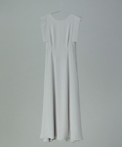 niana ニアナ 結婚式 ワンピース パーティードレス バックオープン バックリボン ロング丈 ノースリーブ オケージョン 1.5次会 春夏 秋冬 二次会 謝 ニアナ 二次会 5cm