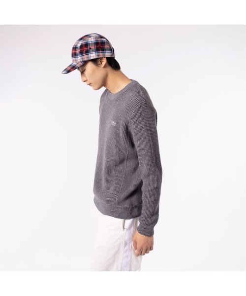 LACOSTE Mens(ラコステ　メンズ)/ヘザーカラーリングワッフルニット/img11