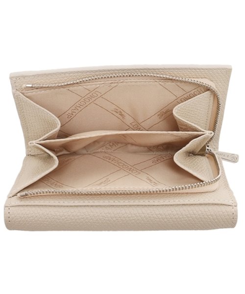 ロンシャン 三つ折り財布 ロゾ コンパクトウォレット ベージュ レディース LONGCHAMP 30002 HPN 555 LONGCHAMP ロンシャン 三つ折り財布 ロゾ コンパクトウォレット ベージュ レディース HPN