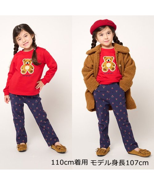 moujonjon(ムージョンジョン)/【子供服】 moujonjon (ムージョンジョン) くまサガラ刺繍裏毛トレーナー 80cm～140cm M60602/img07