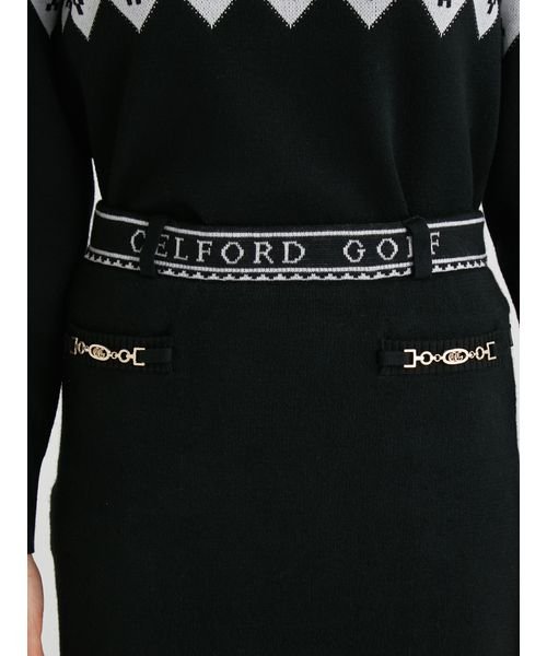 CELFORD GOLF(CELFORD GOLF)/【CELFORD GOLF】　ビット付きニットプリーツスカート/img09