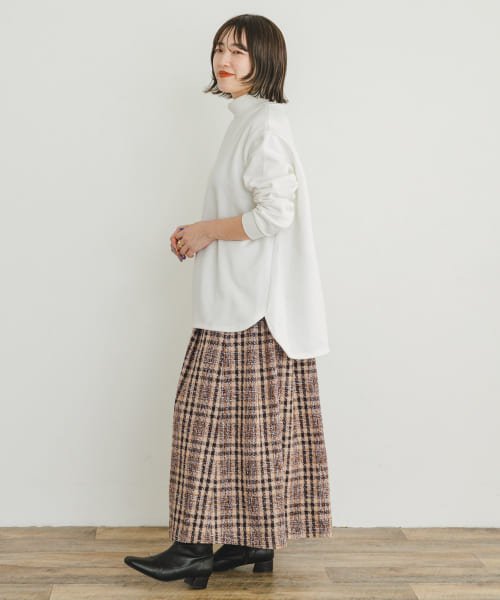 ITEMS URBANRESEARCH(アイテムズ アーバンリサーチ（レディース）)/ジャガードタックスカート/img05