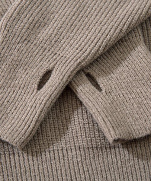 aimoha(aimoha（アイモハ）)/aimoha men 刺繍ステッチワイドバルーンスリーブ セーター/img47