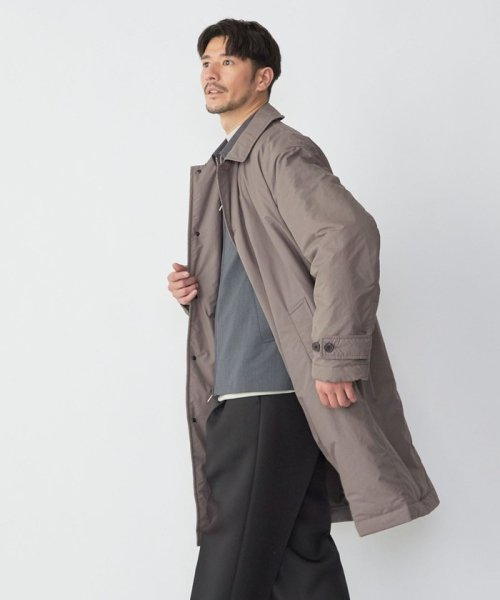 SHIPS:〈撥水〉Thinsulate 中綿 ステンカラーコート 中綿 Thinsulate