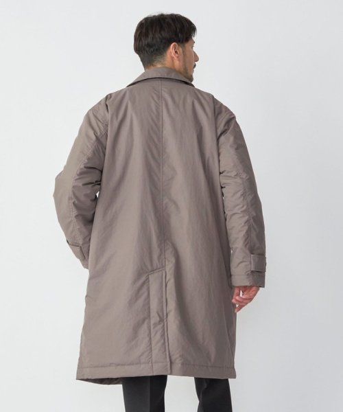 SHIPS:〈撥水〉Thinsulate 中綿 ステンカラーコート 中綿 Thinsulate