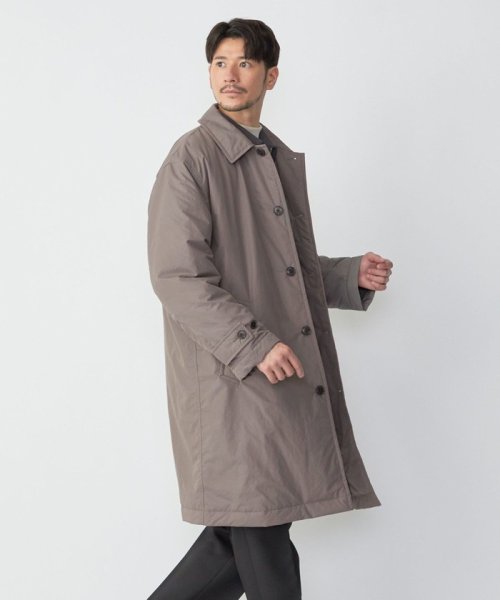 SHIPS:〈撥水〉Thinsulate 中綿 ステンカラーコート 中綿 Thinsulate