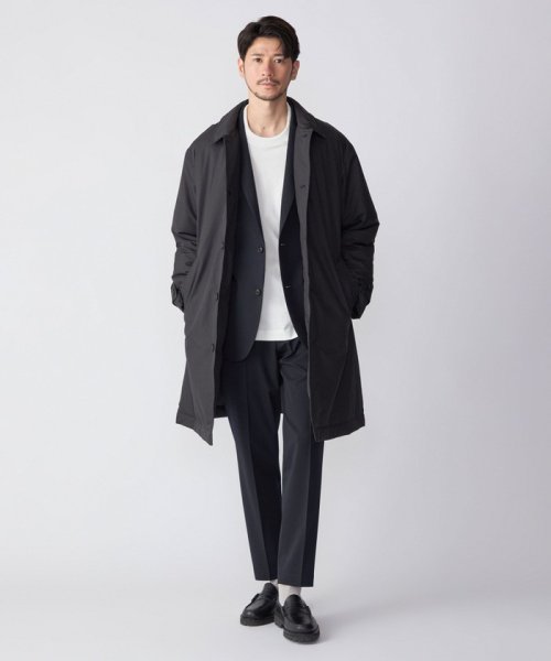 SHIPS:〈撥水〉Thinsulate 中綿 ステンカラーコート 中綿 Thinsulate